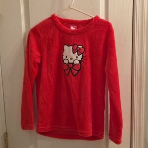 Hello Kitty Fuzzy Pajama Top